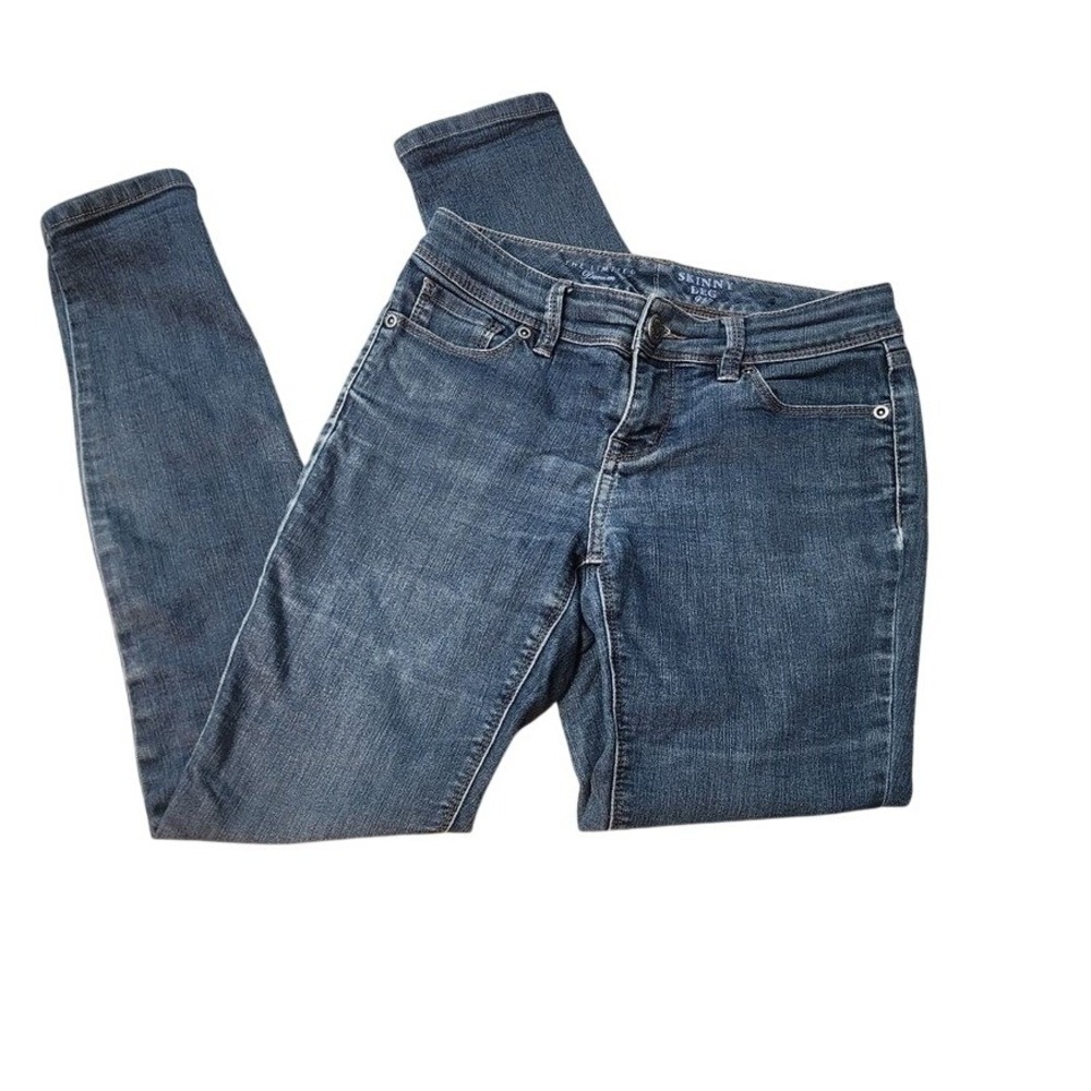 The Limited Denim Medium Wash Jeans 917 Low‎ Rise Skinny Leg 2S